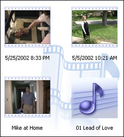 A music clip in the Collection view